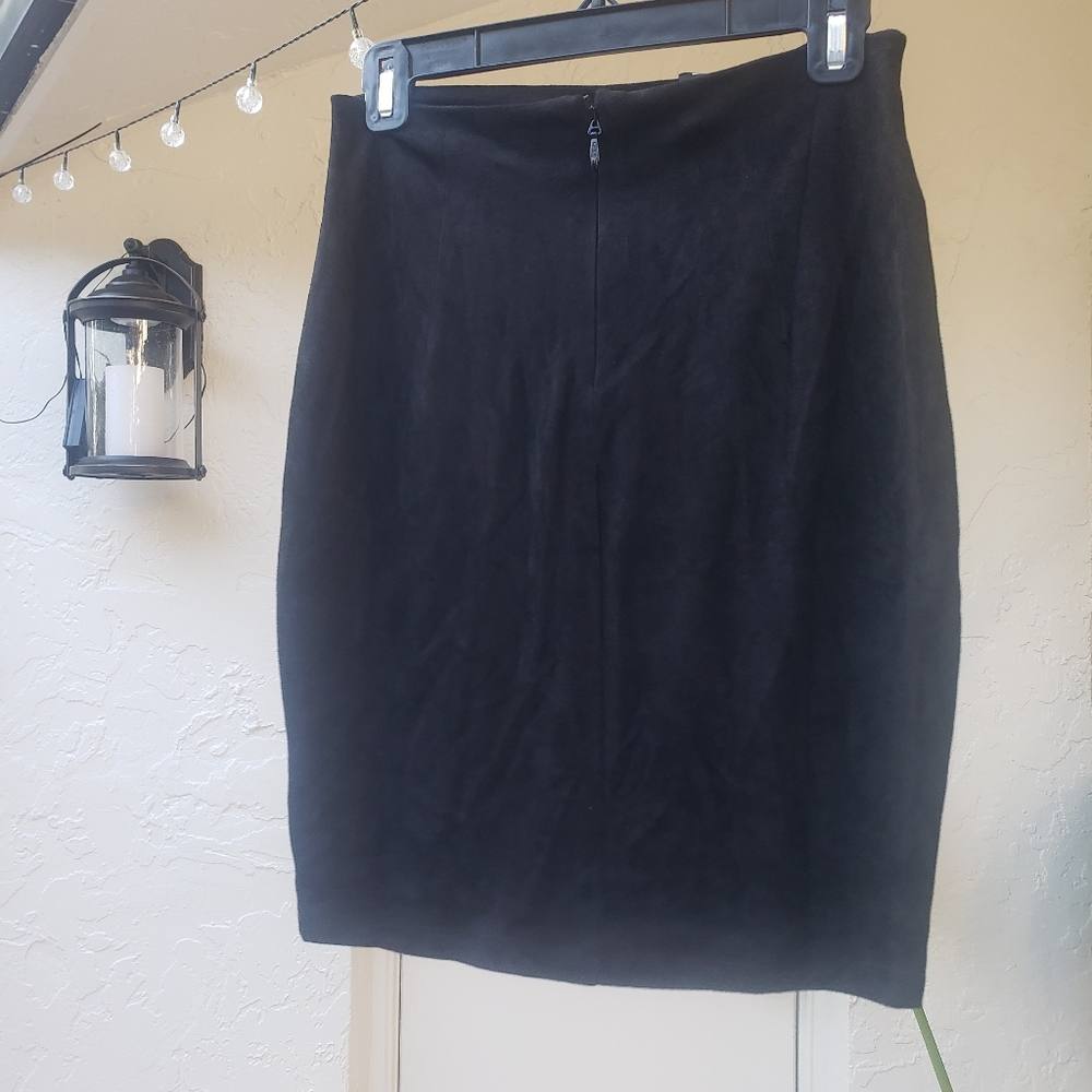 New Bebe Suede skirt black S - Picture 4 of 4